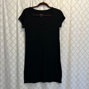 Mossimo Supply Co. Black Short Sleeve T-Shirt Dress, Size M.